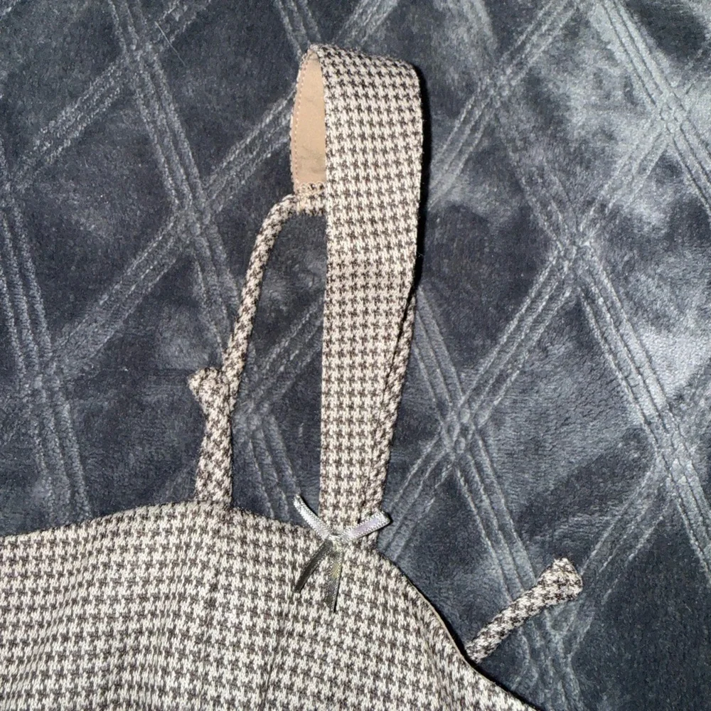 Cider Brown Houndstooth Midi Dress - Picture 4 of 6